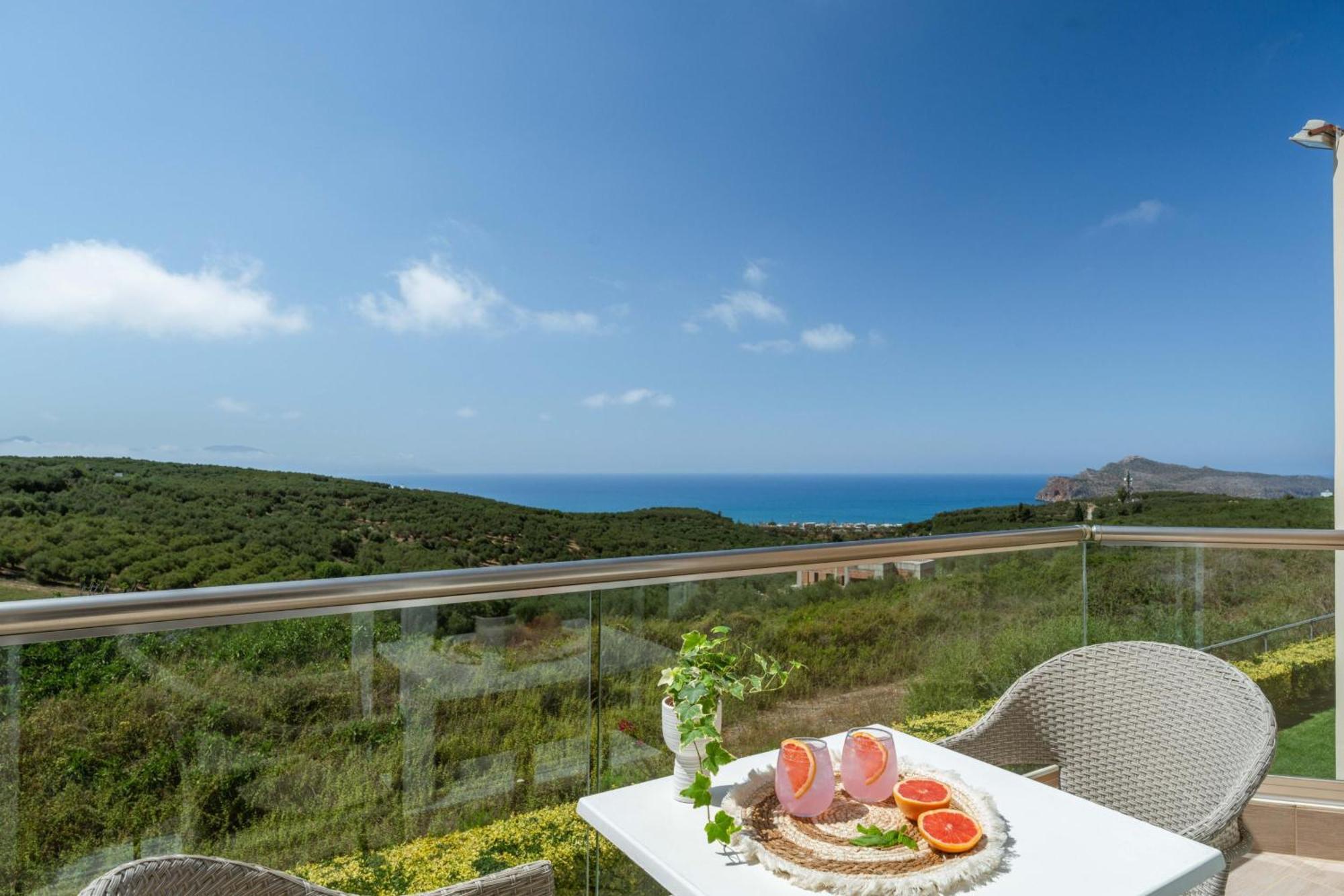 Villa Ariella With Sea View Agia Marina  Exterior photo