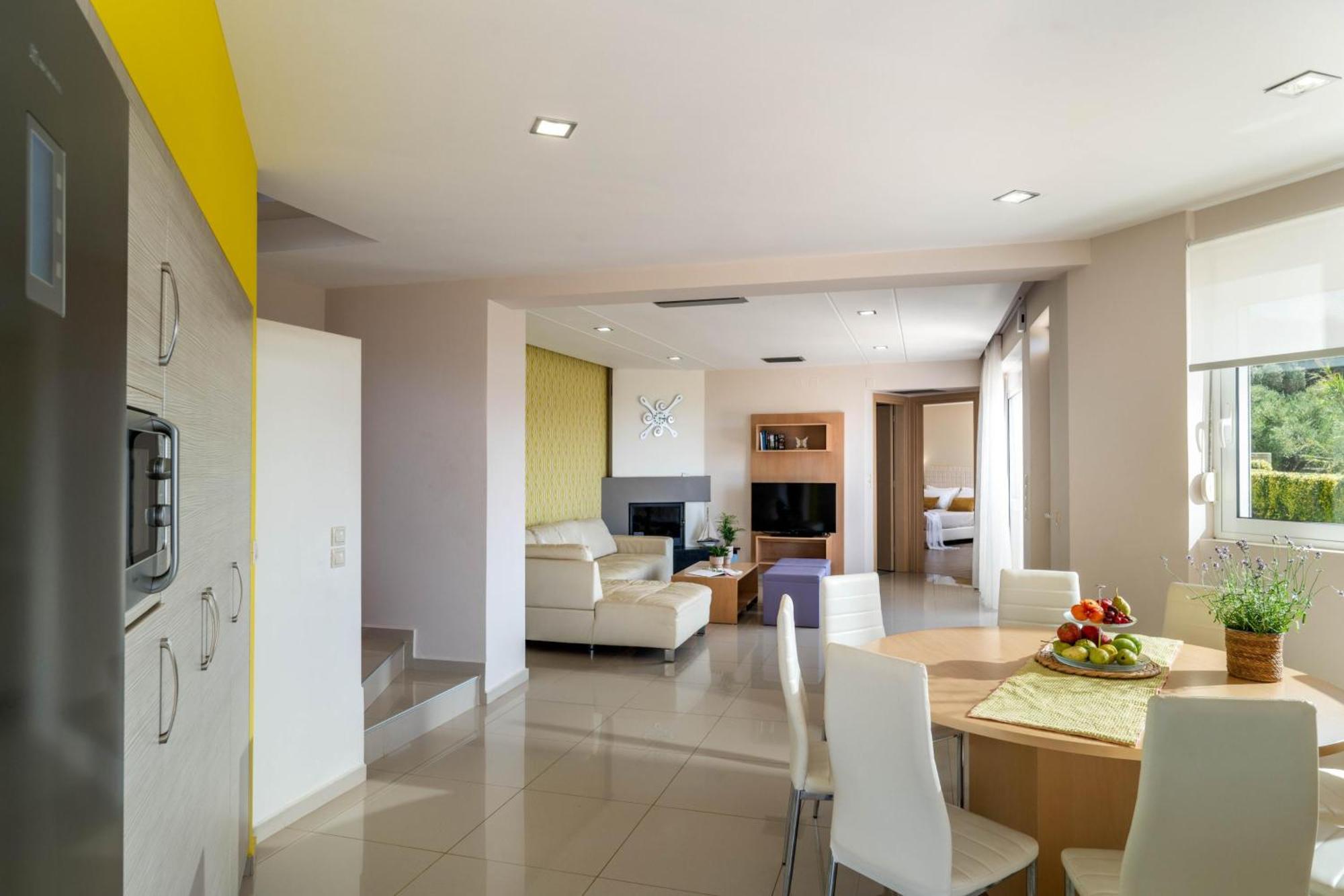 Villa Ariella With Sea View Agia Marina  Exterior photo